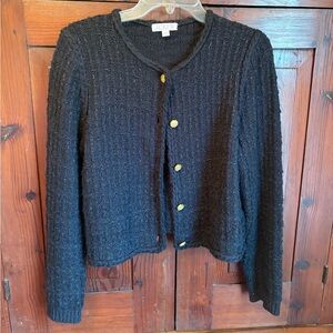 Jcrew Black Cardigan